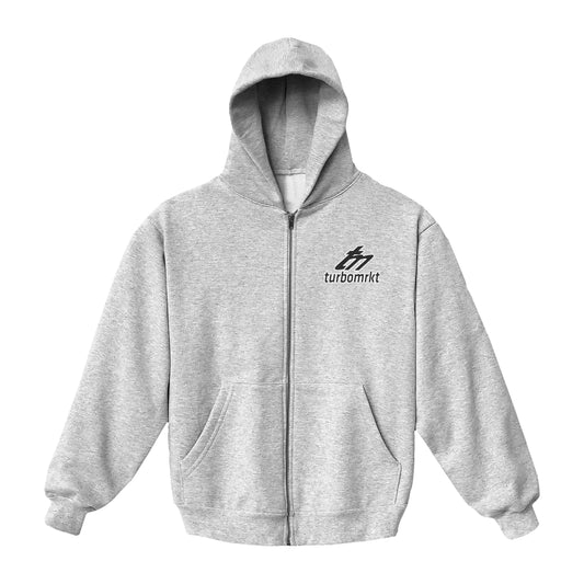 Concrete Zip Hoodie